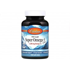 Омега-3, рыбий жир, Omega-3 Gems, Fish Gel, Carlson, 1200 мг, 100 капсул