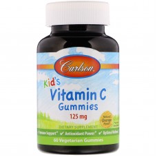 Витамин С для детей, Kid's Vitamin C Gummies, Carlson, 60 жевательных конфет