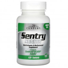 Мультивитамины и минералы для взрослых 50+, Multivitamin & Multimineral, 21st Century, 125 таблеток