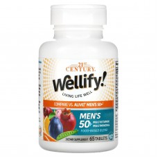 Мультивитамины для мужчин 50+, Men's 50+, Multivitamin Multimineral, 21st Century, 65 таблеток