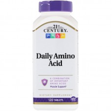 Комплекс аминокислот, Daily Amino Acid, 21st Century, 120 таб.