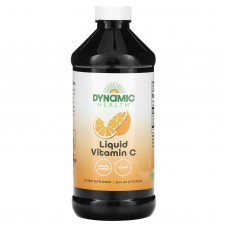 Витамин С, цитрусовый вкус, Liquid Vitamin C, Dynamic Health, жидкий, 1000 мг, 473 мл