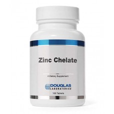Цинк хелат, Zinc Chelate, Douglas Laboratories, хелатированный глюконовой кислотой, 50 мг, 100 таблеток