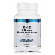 Витамин В12, Vitamin B-12, Douglas Laboratories, 500 мкг, 100 таблеток