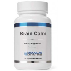 Успокоение мозга, смесь аминокислот и питательных веществ, Brain Calm, Douglas Laboratories, 60 капсул