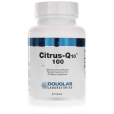 Коэнзим Q10, Citrus-Q10, Douglas Laboratories, цитрусовый вкус, 100 мг, 60 таблеток