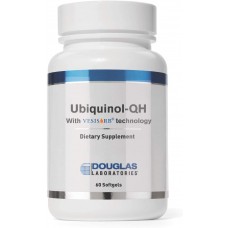 Убихинол, здоровое старение и сердечно-сосудистая функция, Ubiquinol-QH, Douglas Laboratories, 60 капсул