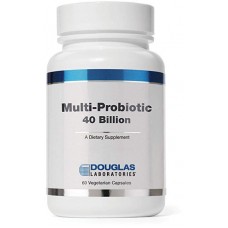 Поддержка кишечной флоры, Multi-Probiotic, Douglas Laboratories, для поддержки микрофлоры кишечника и иммунитета, 40 млрд, 60 капсул