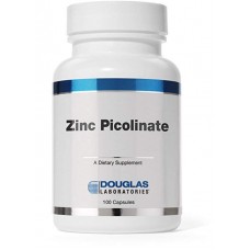 Цинк пиколинат, Zinc Picolinate, Douglas Laboratories, 50 мг, 100 капсул