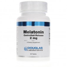 Мелатонин, контролируемое высвобождение, Controlled-Release Melatonin, Douglas Laboratories, поддержка сна, 2 мг, 60 таблеток