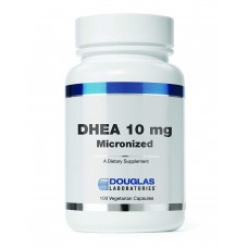 Дегидроэпиандростерон, DHEA, Douglas Laboratories, микронизированный, для поддержки иммунитета, мозга, костей, метаболизма и сухой массы тела, 10 мг, 100 капсул