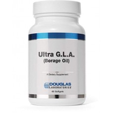Омега-6 из семян огуречника, Ultra G.L.A. (Borage Oil), Douglas Laboratories, гамма-линоленовая кислота 240 мг, 60 гелевых капсул