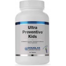 Мультивитамины и минералы для детей, со вкусом винограда, Ultra Preventive Kids, Douglas Laboratories, 60 таблеток