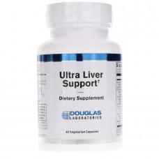 Детоксикация печени, Ultra Liver Support, Douglas Laboratories, поддерживает печень и желудочно-кишечный тракт липотропными питательными веществами и растительными ингредиентами, 60 капсул
