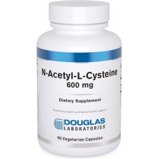 N-ацетил-L-цистеин, N-Acetyl-L-Cysteine, Douglas Laboratories, 600 мг, 90 вегетарианских капсул