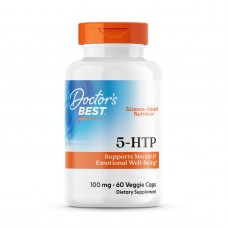 5-HTP, 5-гидрокси L-триптофан, Doctor's Best, 100 мг, 60 веганских капсул