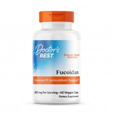 Фукоидан 70%, Fucoidan 70%, Doctor's Best, 300 мг, 60 вегетарианских капсул