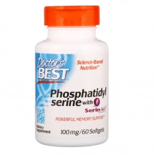 Фосфатидилсерин (Phosphatidylserine), Doctor's Best, 100 мг, 60 кап.
