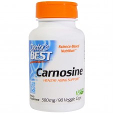 Карнозин, Carnosine, Doctor's Best, 500 мг, 90 капсул.