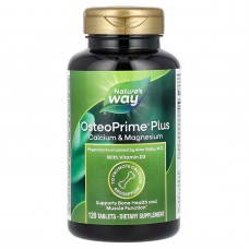 Витамины и минералы для костей, OsteoPrime Plus, Nature's Way, плюс кальций и магний, 120 таблеток
