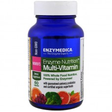 Мультивитамины и ферменты для женщин, Multi-Vitamin, Enzymedica, Enzyme Nutrition, 60 капсул