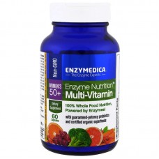 Мультивитамины и ферменты для женщин после 50 лет, Multi-Vitamin, Enzymedica, Enzyme Nutrition, 60 капсул