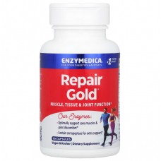 Серрапептаза для суставов, Repair Gold, Enzymedica, 60 капсул