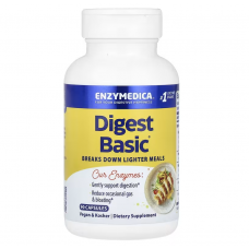 Ферменты для пищеварения, Essential Enzyme Formula, Enzymedica,  90 капсул