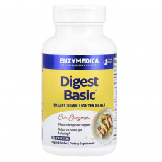 Пищеварительные ферменты, Essential Enzyme Formula, Enzymedica, 180 капсул