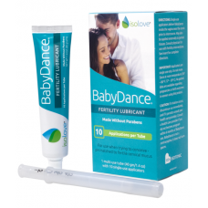 Смазка (лубрикант) для повышения фертильности, BabyDance Fertility Lubricant, Fairhaven Health, 1 многоразовый тюбик (40 г)  с 10 одноразовыми аппликаторами