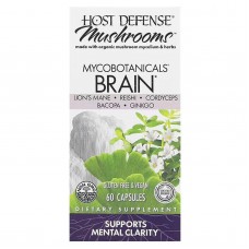Формула для мозга, Brain, Fungi Perfecti, Host Defense, 60 капсул