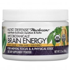 Формула для мозга, Brain Energy, Myco Botanicals, Fungi Perfecti Host Defense, 100 г