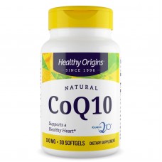 Коэнзим Q10, Kaneka Q10 (CoQ10), Нealthy Origins, 100 мг, 30 капсул