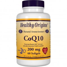 Коэнзим Q10, Kaneka Q10 (CoQ10), Healthy Origins, 200 мг, 60 капсул