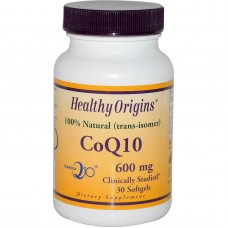 Коэнзим Q10, Healthy Origins, Kaneka Q10 (CoQ10), 600 мг, 30 капсул