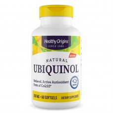 Убихинол (Kaneka QH), Ubiquinol, Healthy Origins, 200 мг, 60 капсул