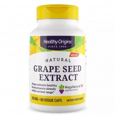 Экстракт виноградных косточек (Grape Seed Extract), Healthy Origins, 300 мг, 60 капсул