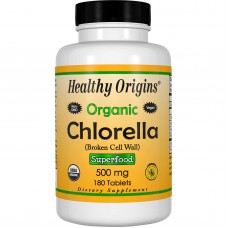 Хлорелла, Chlorella, Healthy Origins, органик, 180 таб.