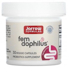 ФЭМ-дофилус веганский, Vegan Fem Dophilus, Jarrow Formulas, 5 млрд КОЕ, 30 растительных капсул