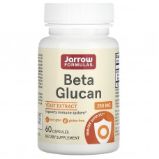 Бета глюкан, Beta Glucan, Jarrow Formulas, иммунная поддержка, 60 капсул