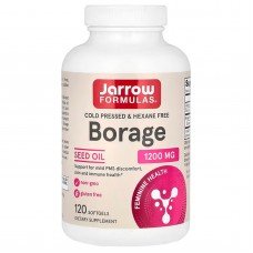 Масло огуречника (Borage), Jarrow Formulas, 1200 мг, 120 капсул