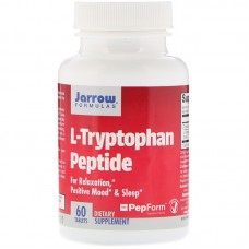 L-триптофан (L-Tryptophan Peptide), Jarrow Formulas, 60 таблеток