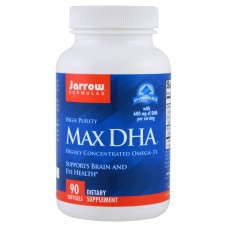 Рыбий жир в капсулах, Max DHA, Jarrow Formulas, 90 капсул