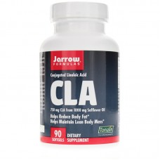CLA, Конъюгированная линолевая кислота, Conjugated Linoleic Acid, Jarrow Formulas, 90 кап.