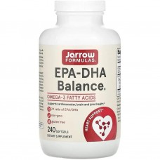 Рыбий жир баланс, Fish Oil EPA-DHA Balance, Jarrow Formulas, для поддержки сердечно-сосудистой системы, 2000 мг, 240 капсул (1000 мг в капсуле)