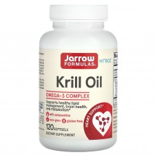 Масло криля, Krill Oil, Jarrow Formulas, 120 гелевых капсул