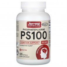 Фосфатидилсерин, PS 100, Phosphatidylserine, Jarrow Formulas, 100 мг, 120 капсул