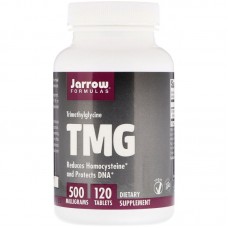 Триметилглицин, TMG, Jarrow Formulas, ТМГ, 500 мг, 120 таблеток