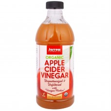 Яблочный уксус, Apple Cider Vinegar, Jarrow Formulas, органический, 473 мл