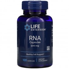РНК рибонуклеиновая кислота, RNA, Life Extension, 500 мг, 100 капсул